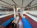 Dutch built sailing yacht with classic lines:saloon with two pilot berth