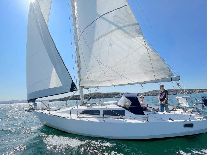 Van De Stadt 34 steel cruising yacht