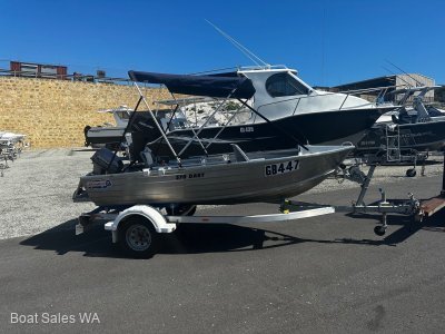 Quintrex 370 Dart with 2021 model Telwater Trailer