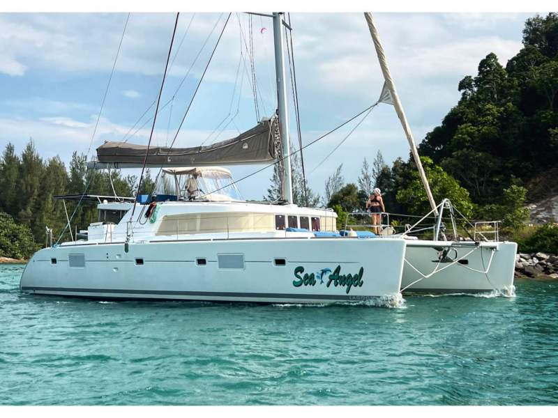 Lagoon 500 Catamaran for sale in Malaysia.