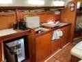 Beneteau Cyclades 43.3:Galley with fridge and freezer