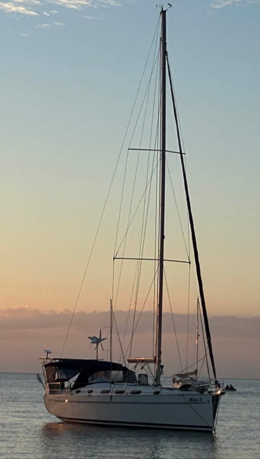 Beneteau Cyclades 43.3:Under genneker