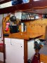 Adams 13 Aluminium with ballasted drop keel, ocean cruiser:Chart table