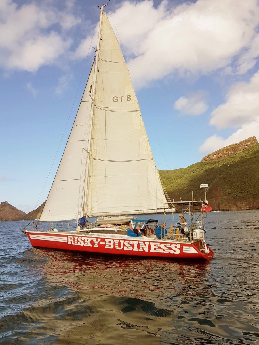 Adams 13 Aluminium with ballasted drop keel, ocean cruiser:Marquesas 2020