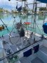 Adams 13 Aluminium with ballasted drop keel, ocean cruiser:Full width traveler