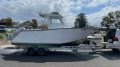 Amara 6.0 Centre Cab Aluminium boat in commercial survey with trailer