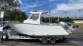Amara 6.0 Centre Cab Aluminium boat in commercial survey with trailer