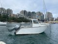 Amara 6.0 Centre Cab Aluminium boat in commercial survey with trailer