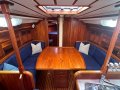 Sweden Yachts 390 - Luxury Performance Cruiser for Offshore Saiing:Large drop leaf table for entertaining