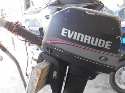 S/HAND EVINRUDE 8HP OUTBOARD