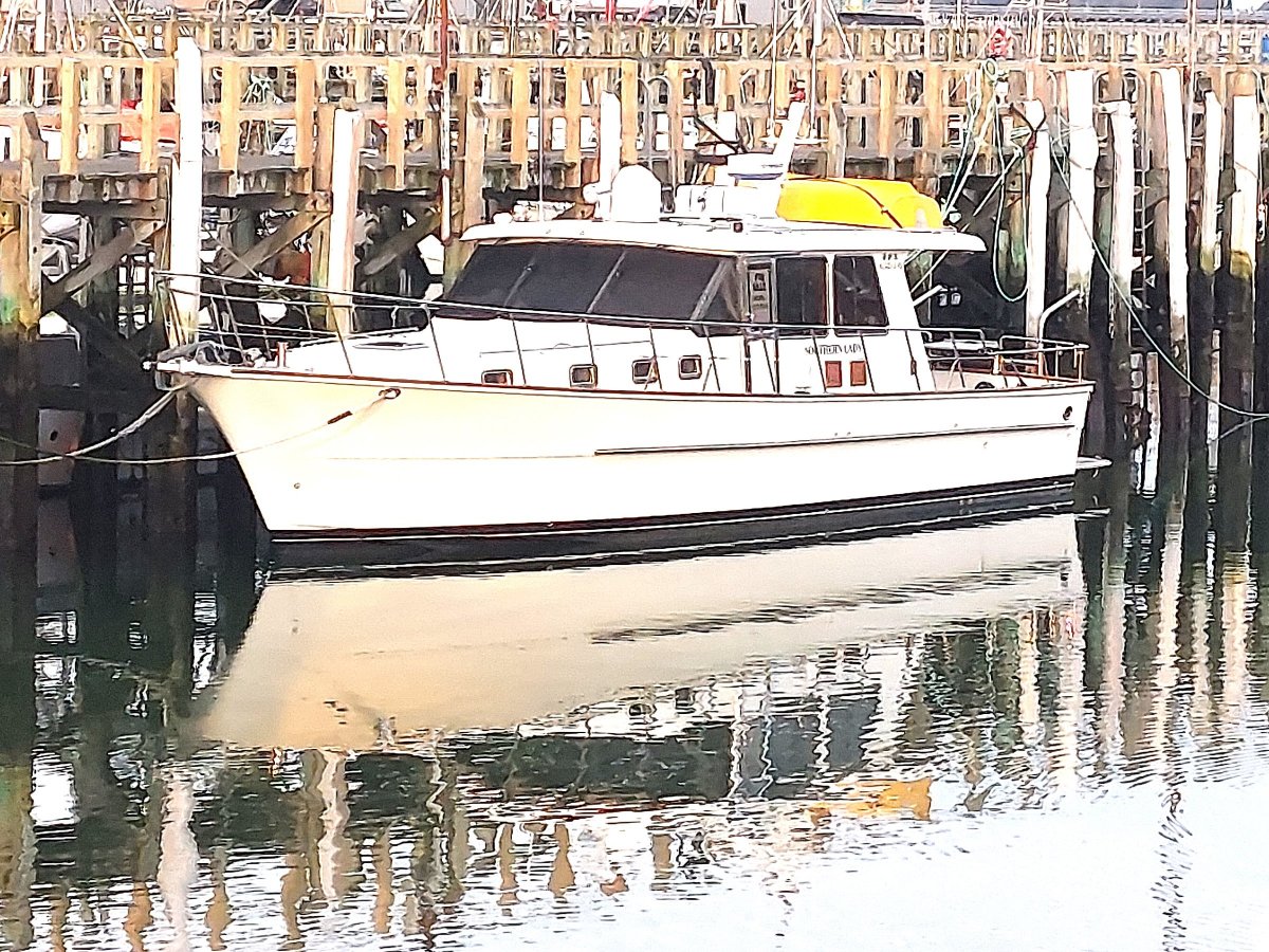 SOUTHERN LADY: 2005 Alaska 45 sedan launch