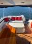 Sunseeker Predator 60:Day bed in cockpit