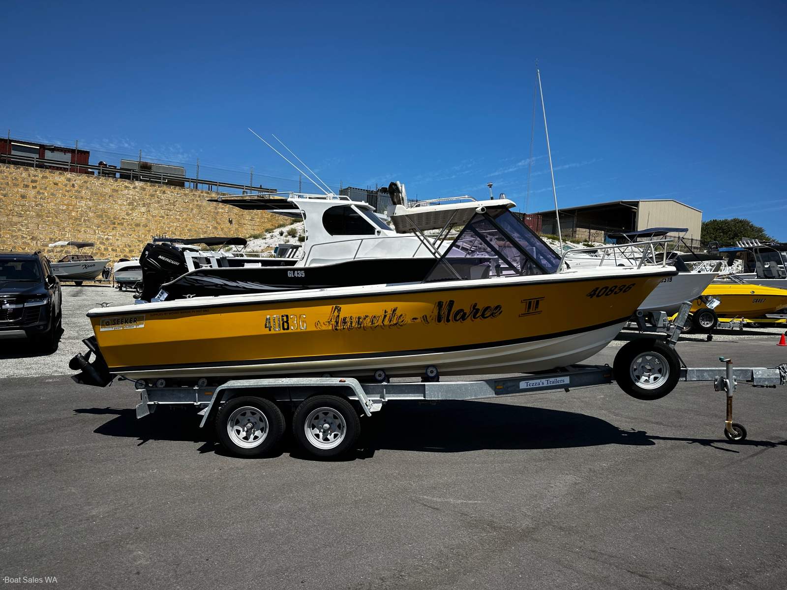Seeker 6.0m Reef Raider Mercruiser 4.3L Mpi motor 300Hrs old
