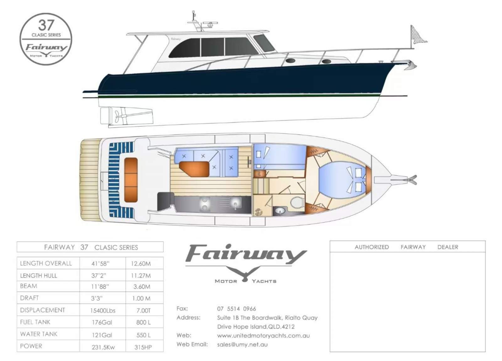 Fairway 37 Sedan 2018