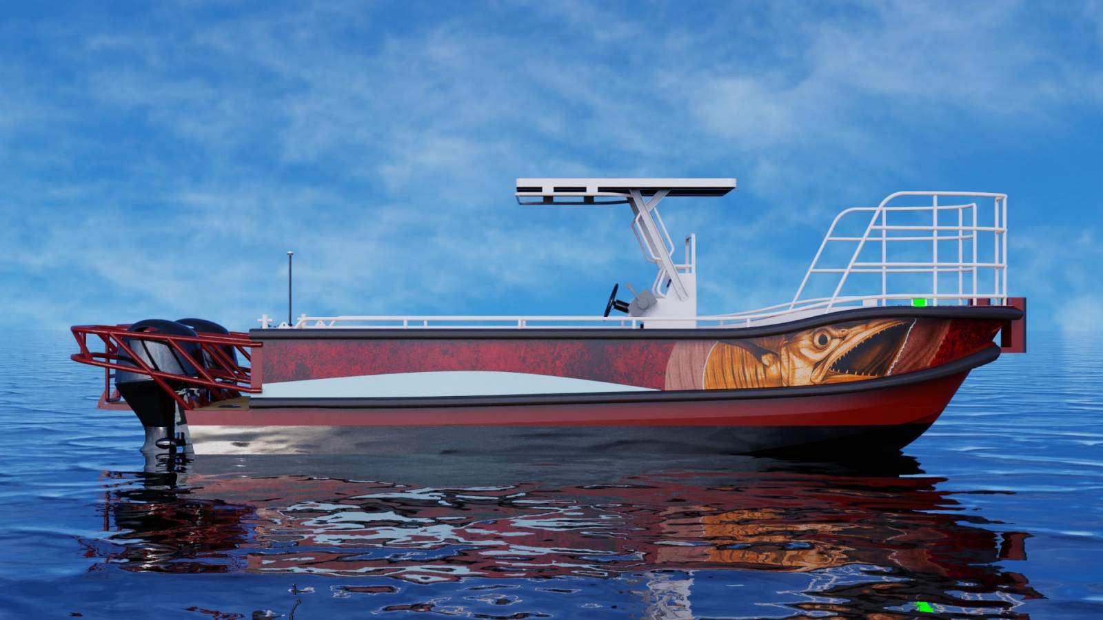 Sabrecraft Hybrid75 Work Boat, Dive, Mooring Repair, Crew Transfer