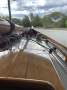 Vintage style wooden trailer-sailer