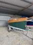 Vintage style wooden trailer-sailer