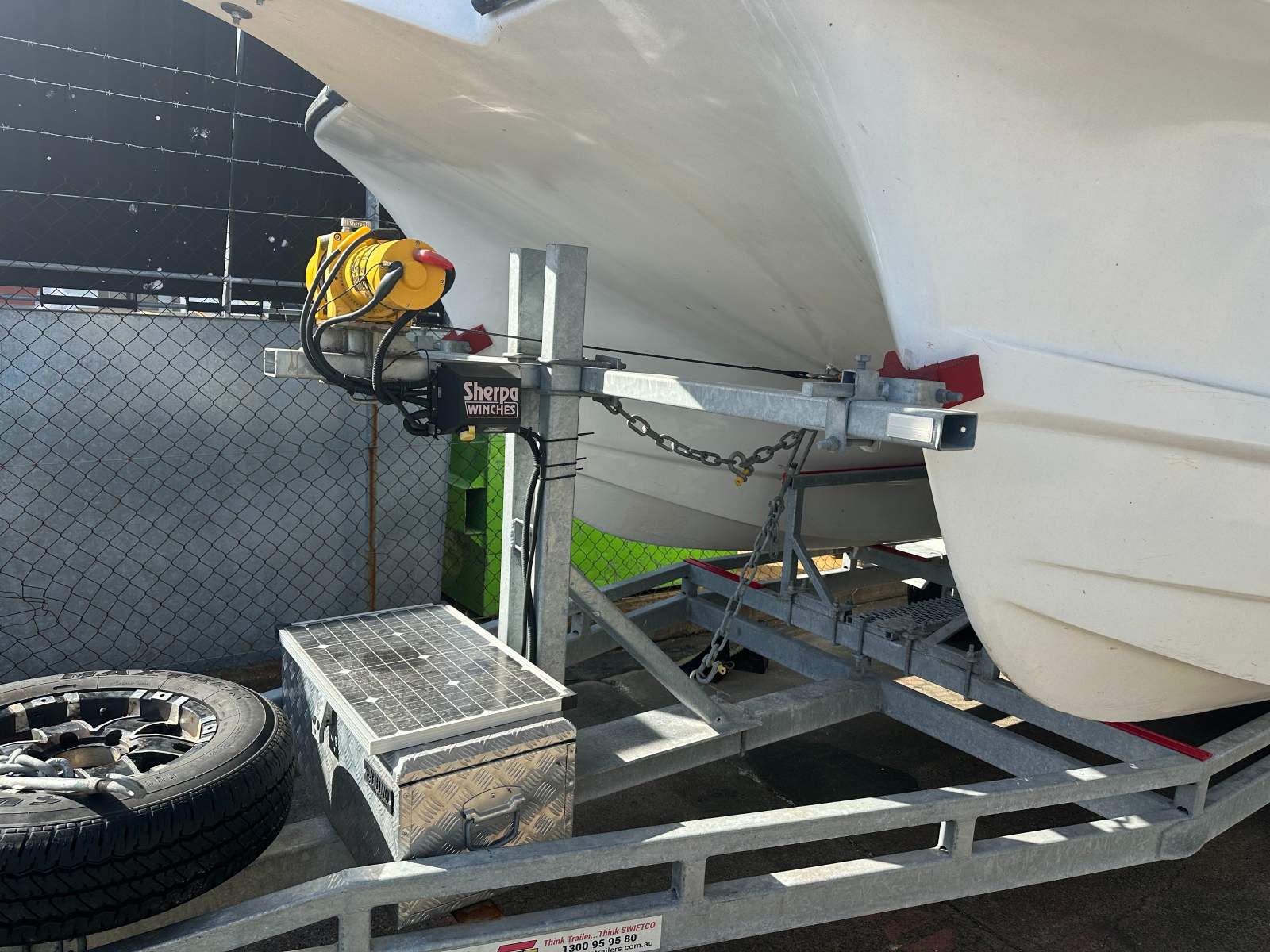 Shark Cat 23 Boat measures closer to 30ft with wide beam