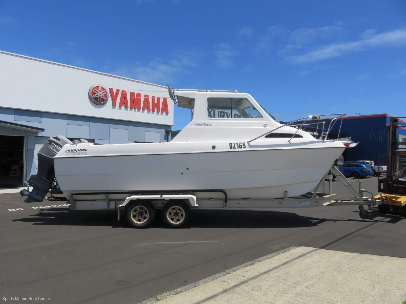 Markham Dominator 8100 Boat, Motor & Trailer package
