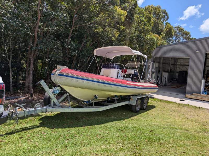 Gemini 6.3 RIB Inflatable Fibreglass Hull Scuba Diving Equiped