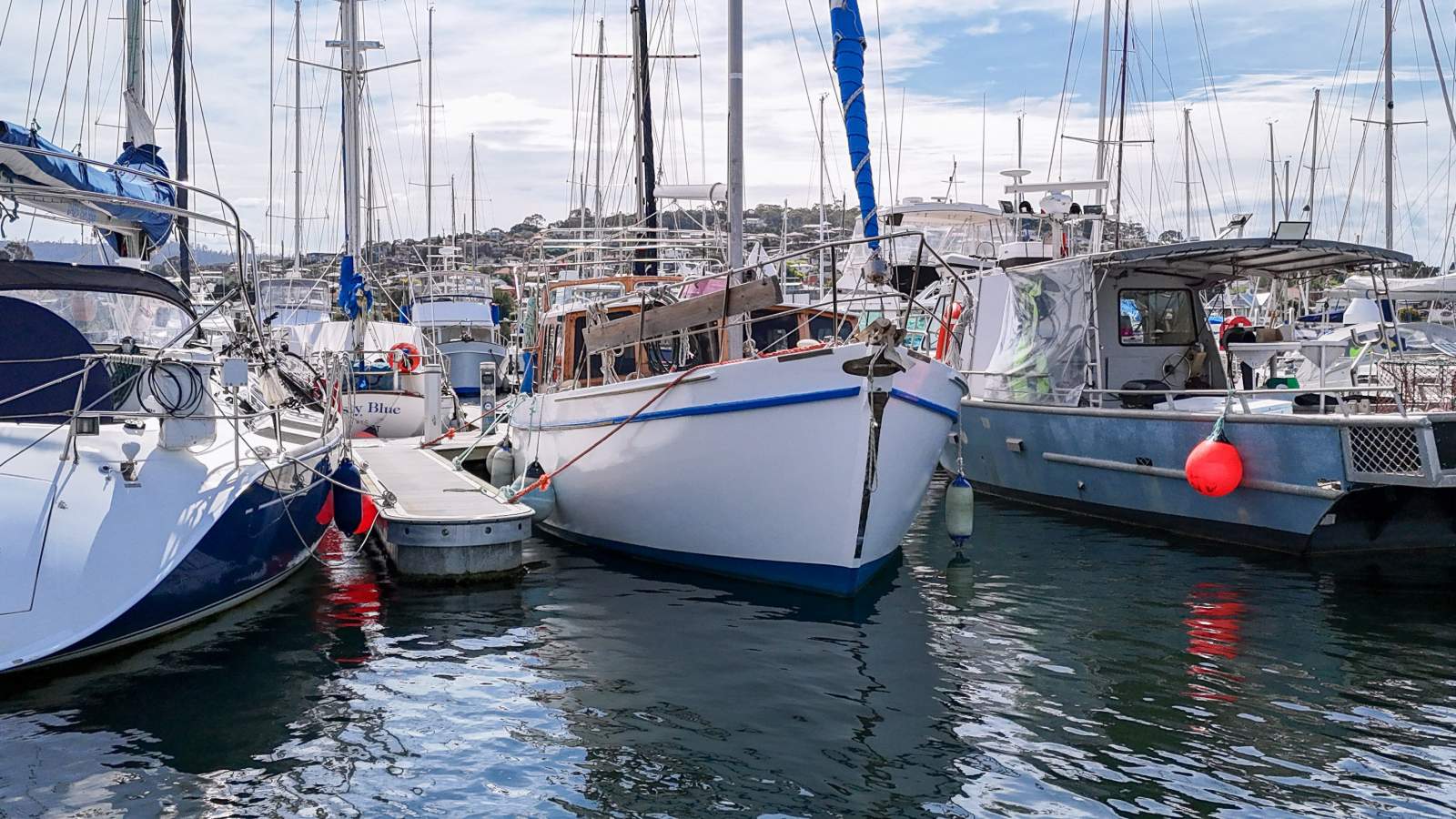 Custom 40ft Tasmanian Huon Pine Motorsailor