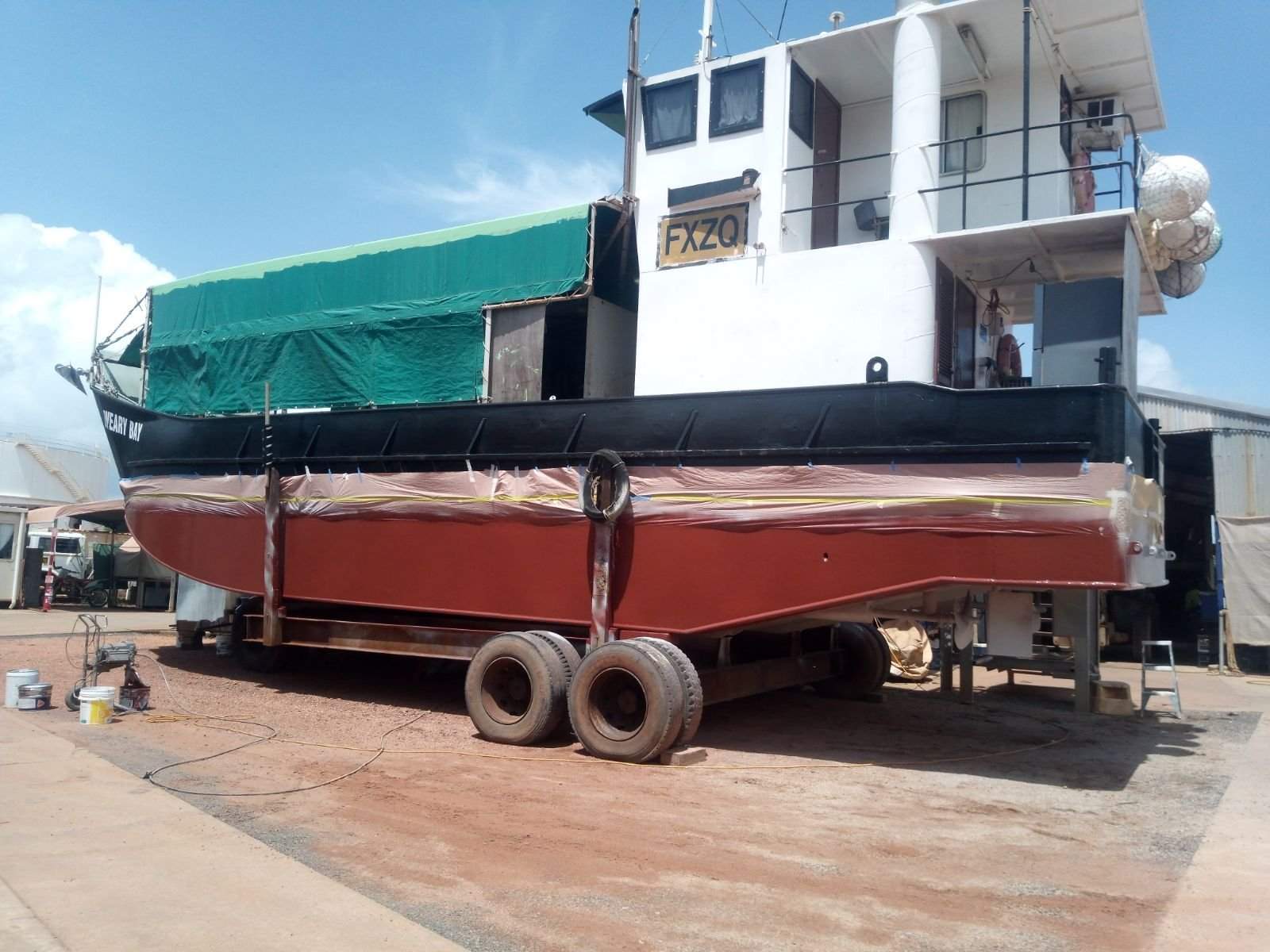 Landing Barge - Commercial fishing