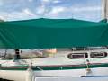 Spencer 35 MK1 Full-keeled, classic blue-water cruiser:Huge Shade - effective at seagull deterrent