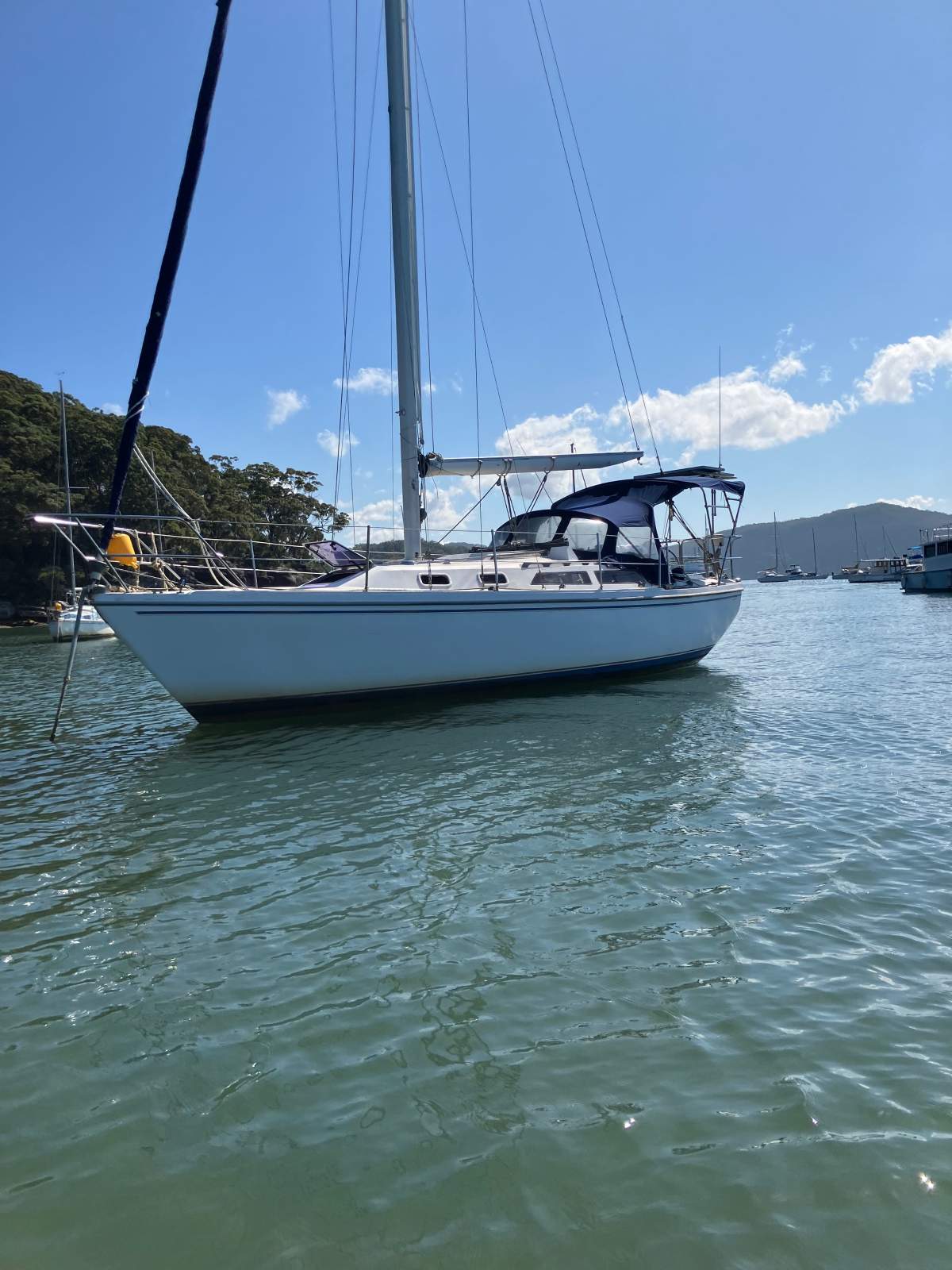 Catalina 30 MK II 1988 wing keel