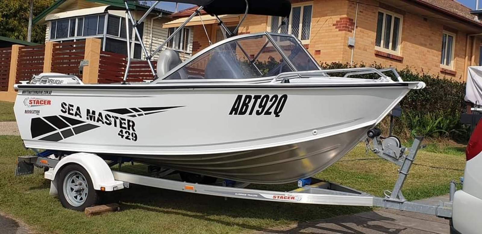 Stacer 429 Sea Master 50hp evinrude