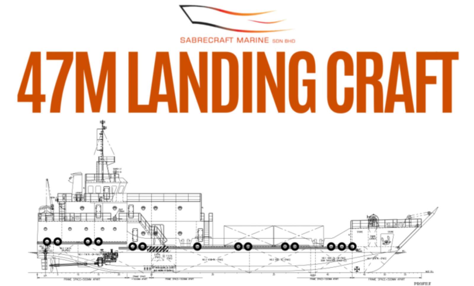 Sabrecraft LC47000 - 47 meter Landing Craft