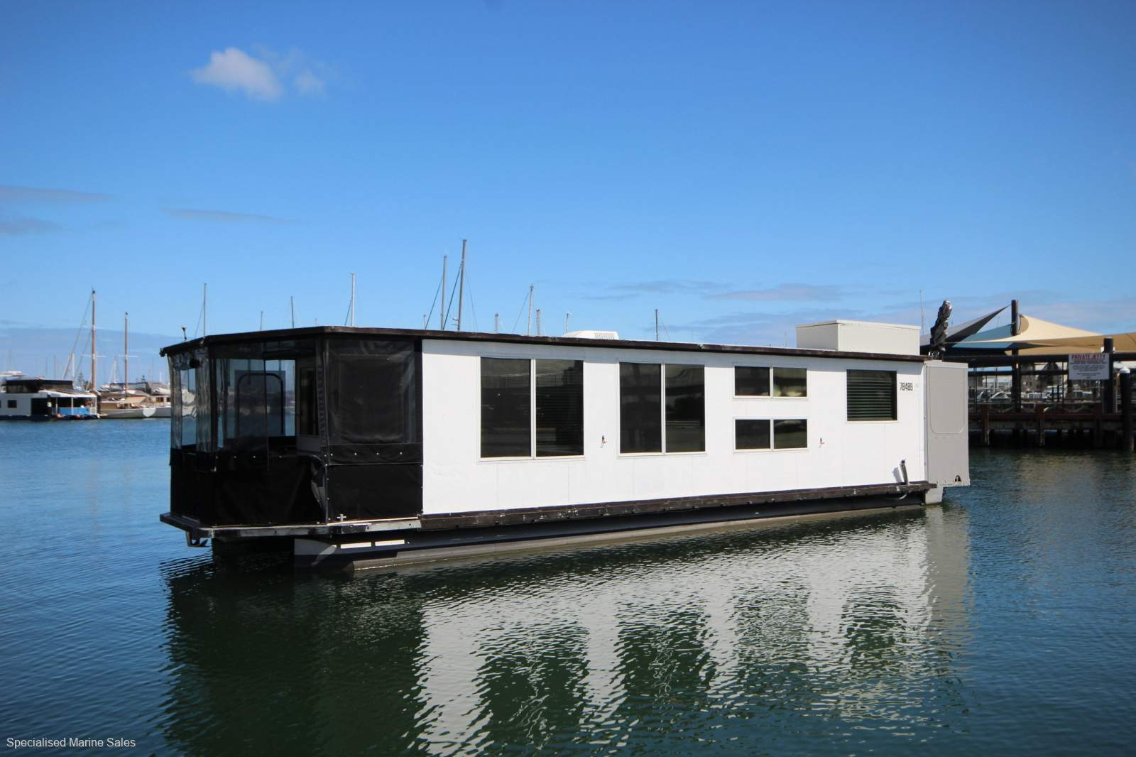 CUSTOM HOUSE BOAT *** SALTY DOG ***