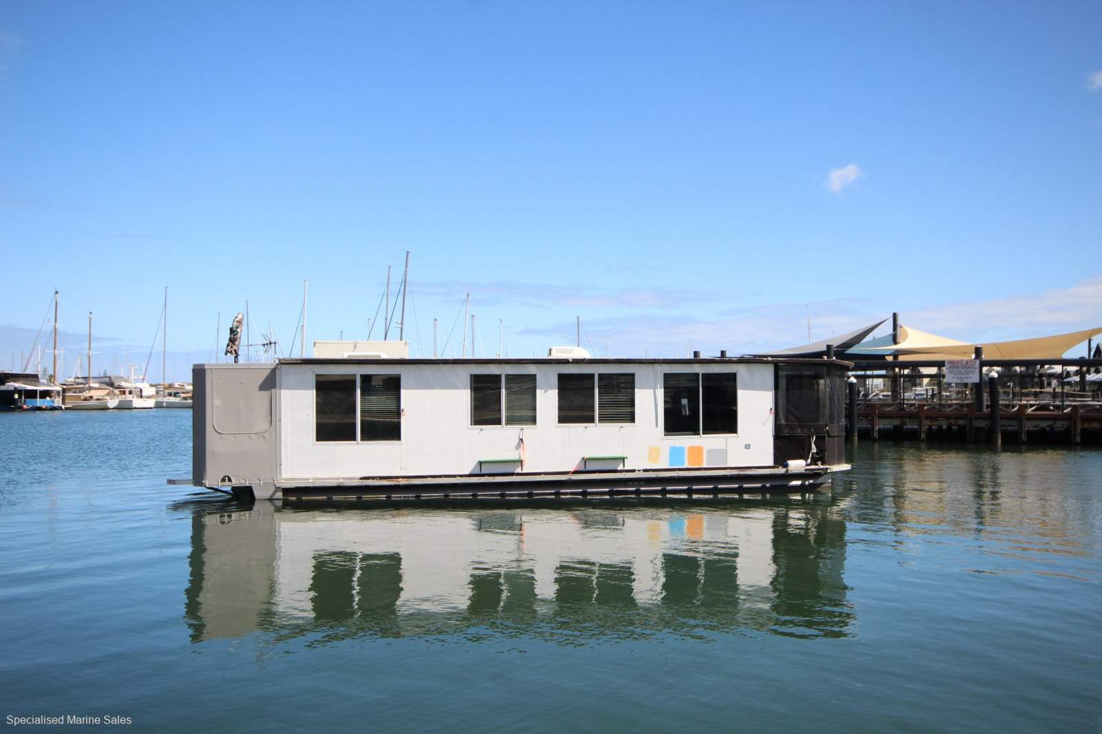 CUSTOM HOUSE BOAT *** SALTY DOG ***