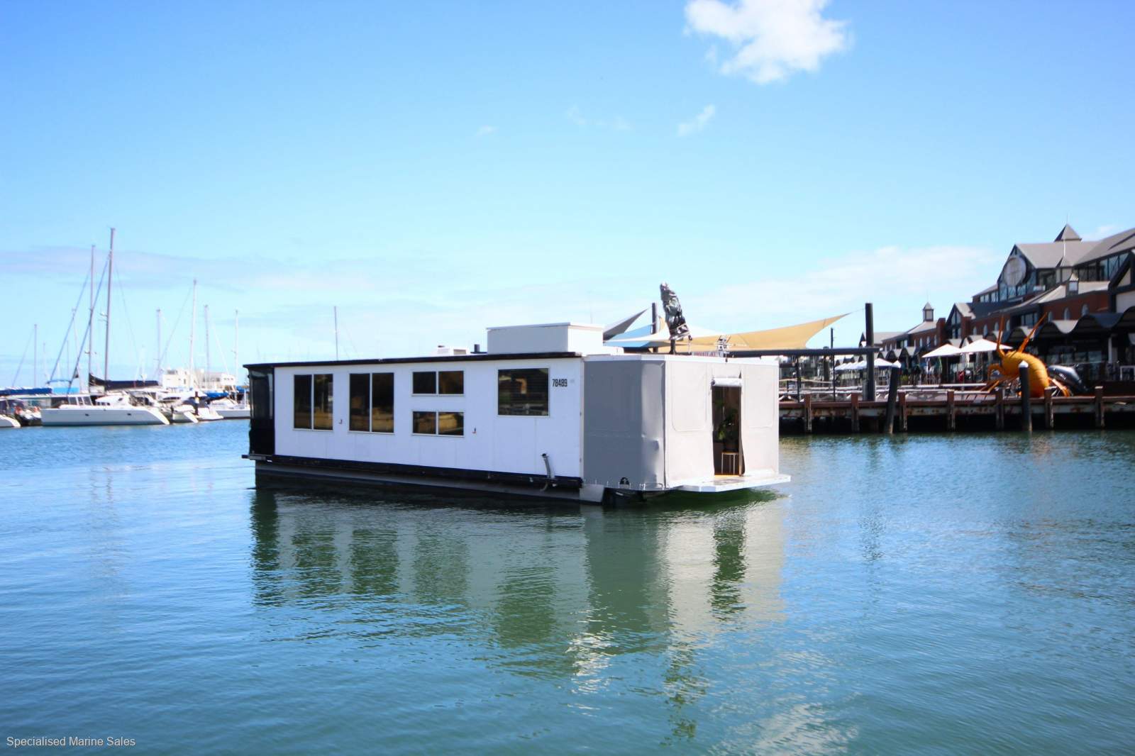 CUSTOM HOUSE BOAT *** SALTY DOG ***