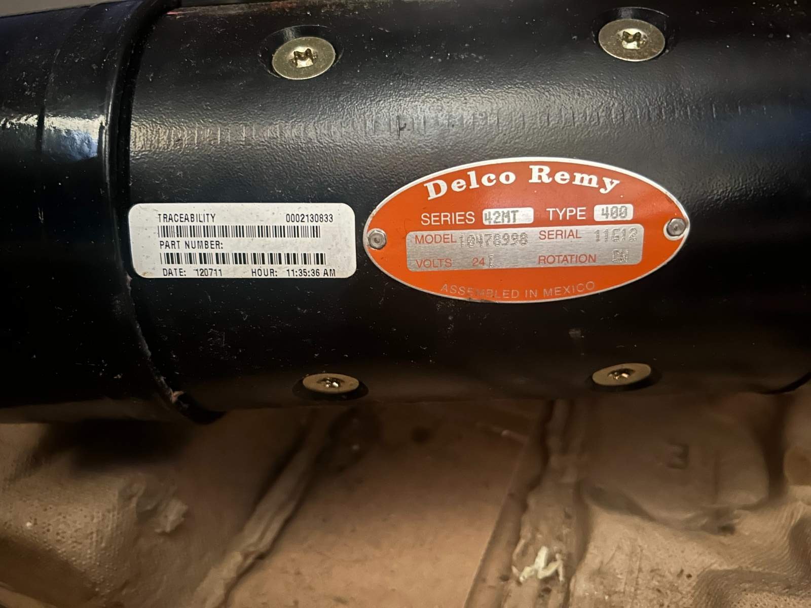 Starter Motor - Delco Remy