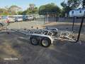 22' Tandem multi-roller boat trailer