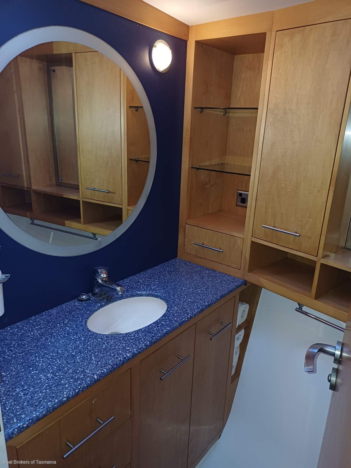 One Spirit Precision 50 Enclosed flybridge. Super strong offshore cruiser Boat Brokers of Tasmania