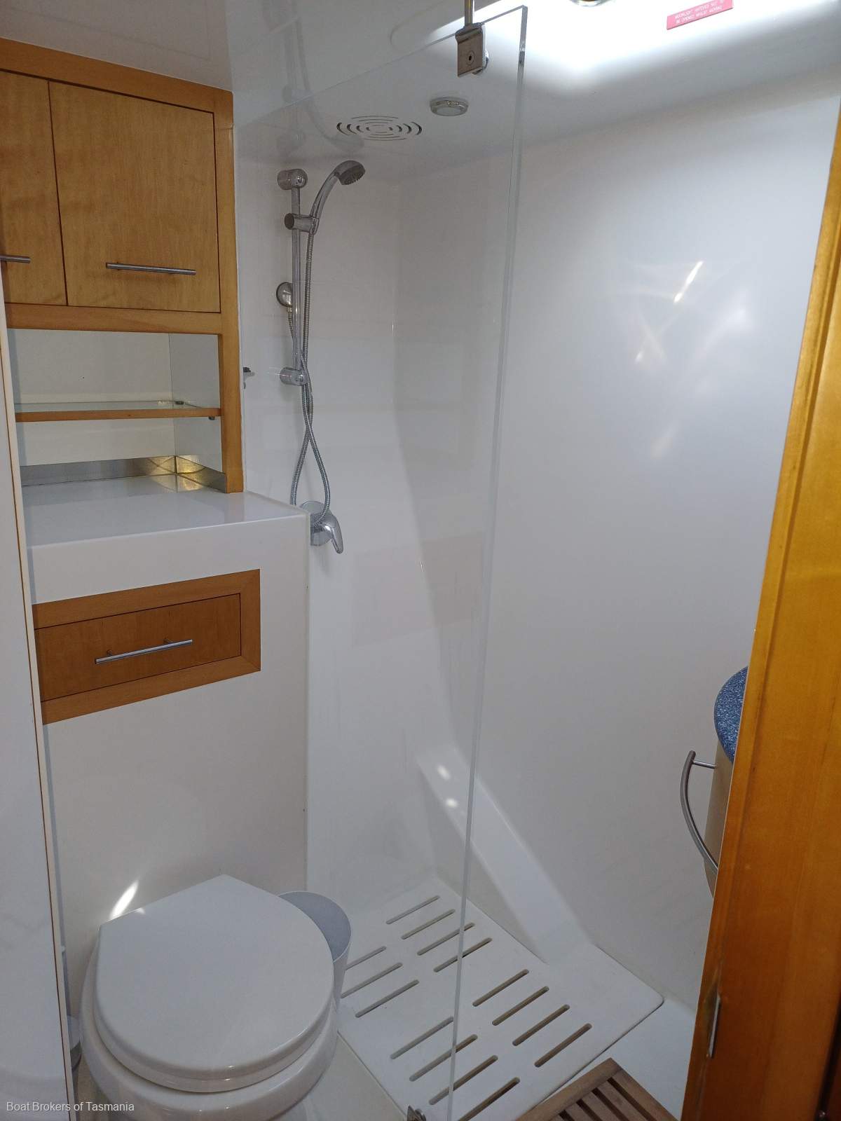 One Spirit Precision 50 Enclosed flybridge. Super strong offshore cruiser Boat Brokers of Tasmania