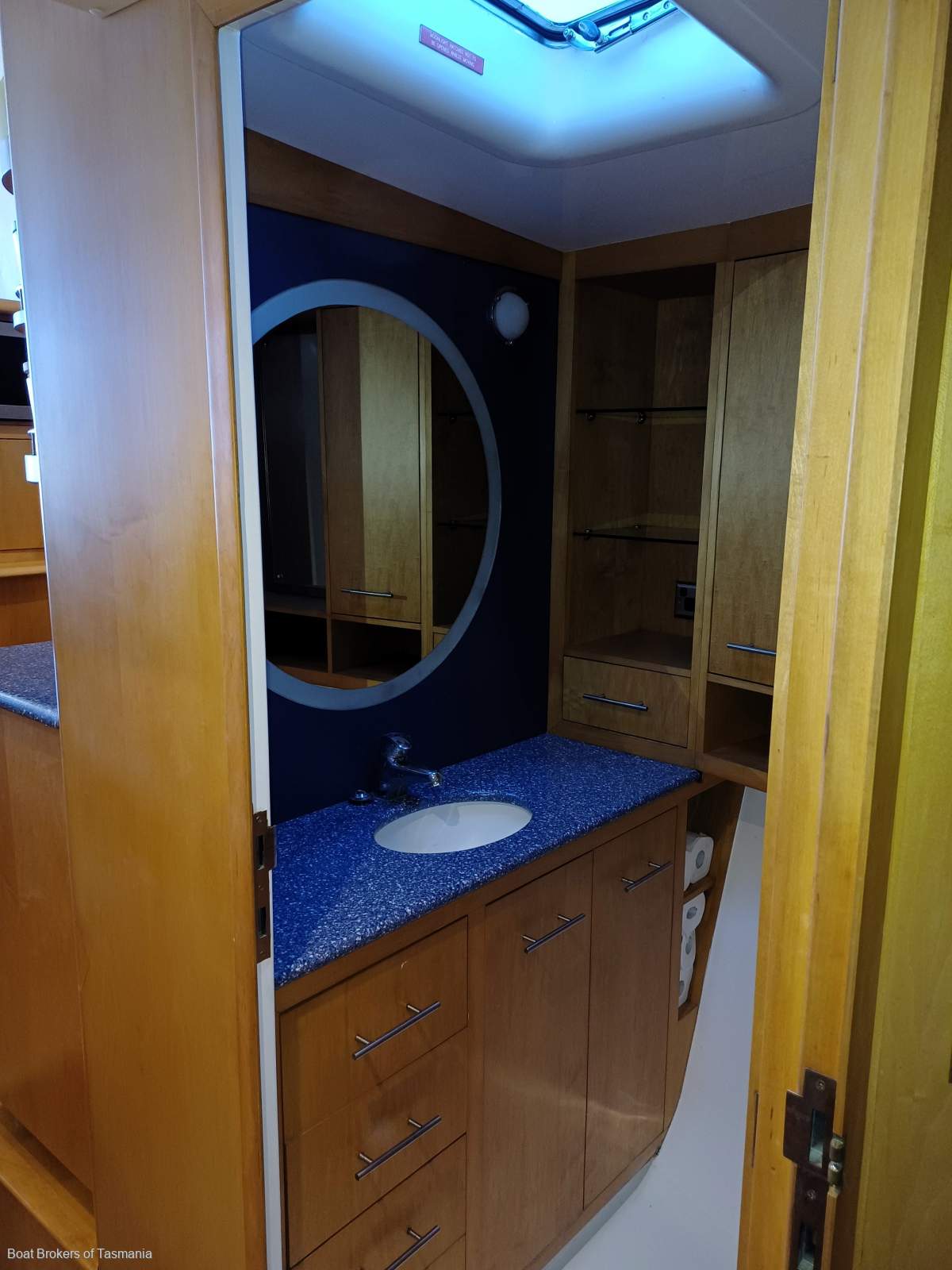One Spirit Precision 50 Enclosed flybridge. Super strong offshore cruiser Boat Brokers of Tasmania