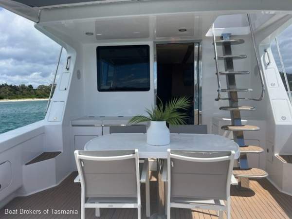 One Spirit Precision 50 Enclosed flybridge. Super strong offshore cruiser Boat Brokers of Tasmania