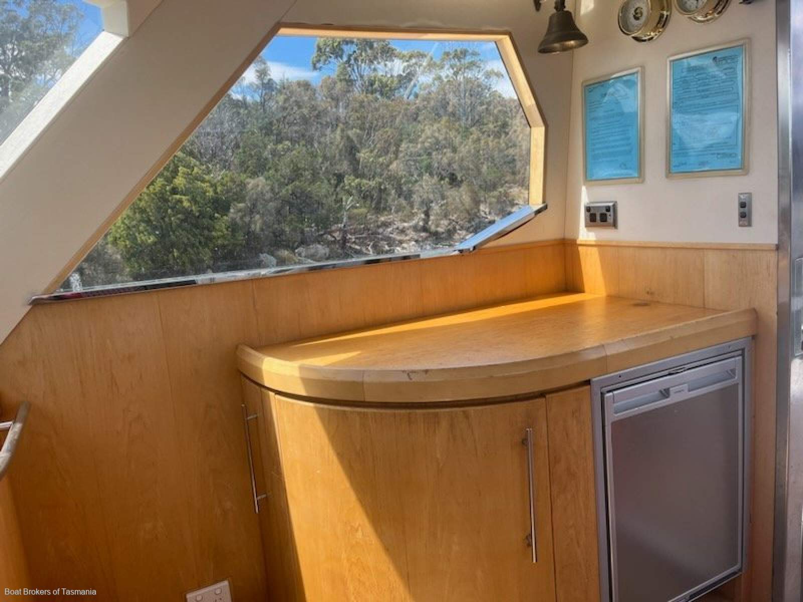 One Spirit Precision 50 Enclosed flybridge. Super strong offshore cruiser Boat Brokers of Tasmania