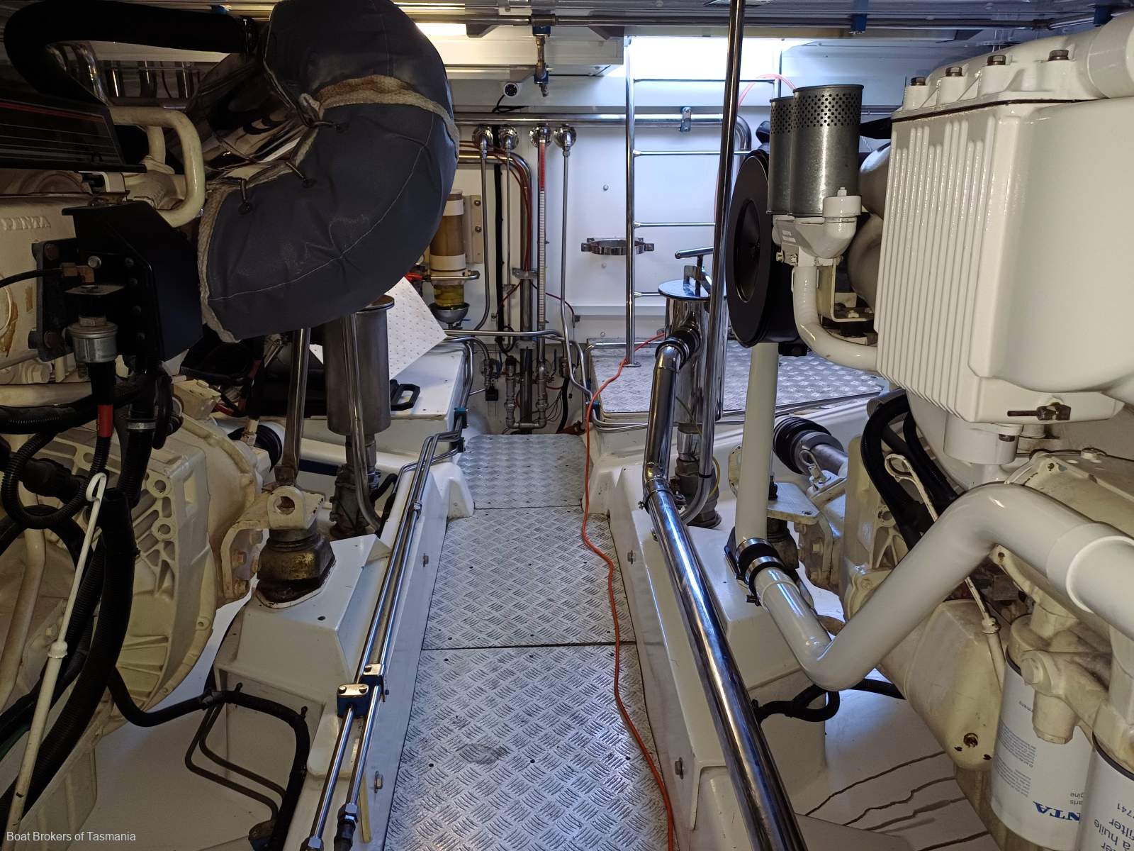 One Spirit Precision 50 Enclosed flybridge. Super strong offshore cruiser Boat Brokers of Tasmania