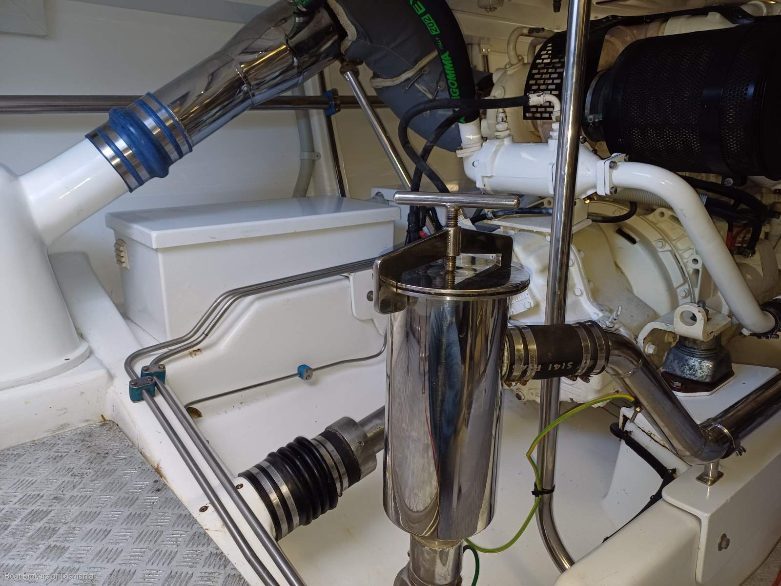 One Spirit Precision 50 Enclosed flybridge. Super strong offshore cruiser Boat Brokers of Tasmania