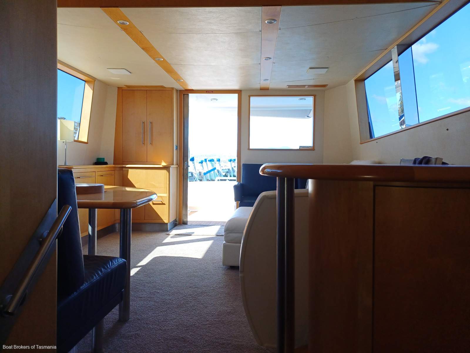One Spirit Precision 50 Enclosed flybridge. Super strong offshore cruiser Boat Brokers of Tasmania