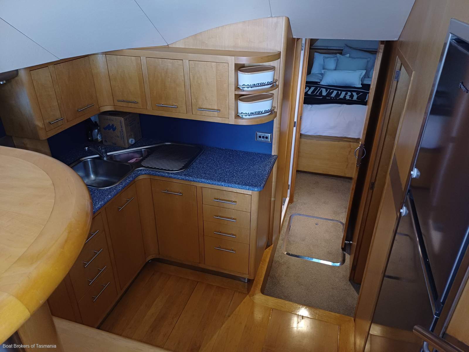 One Spirit Precision 50 Enclosed flybridge. Super strong offshore cruiser Boat Brokers of Tasmania