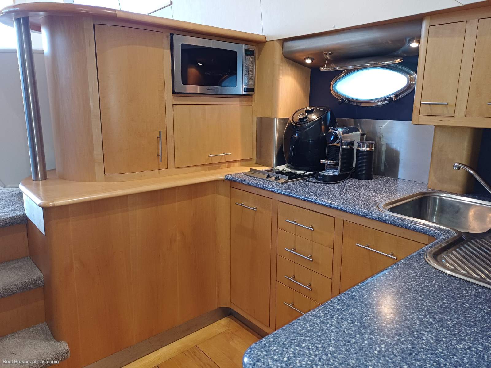 One Spirit Precision 50 Enclosed flybridge. Super strong offshore cruiser Boat Brokers of Tasmania