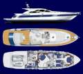 Pershing 76 - Stored and Winterized in the Off season.