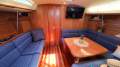 Hunter 40:Saloon seat and sea berth