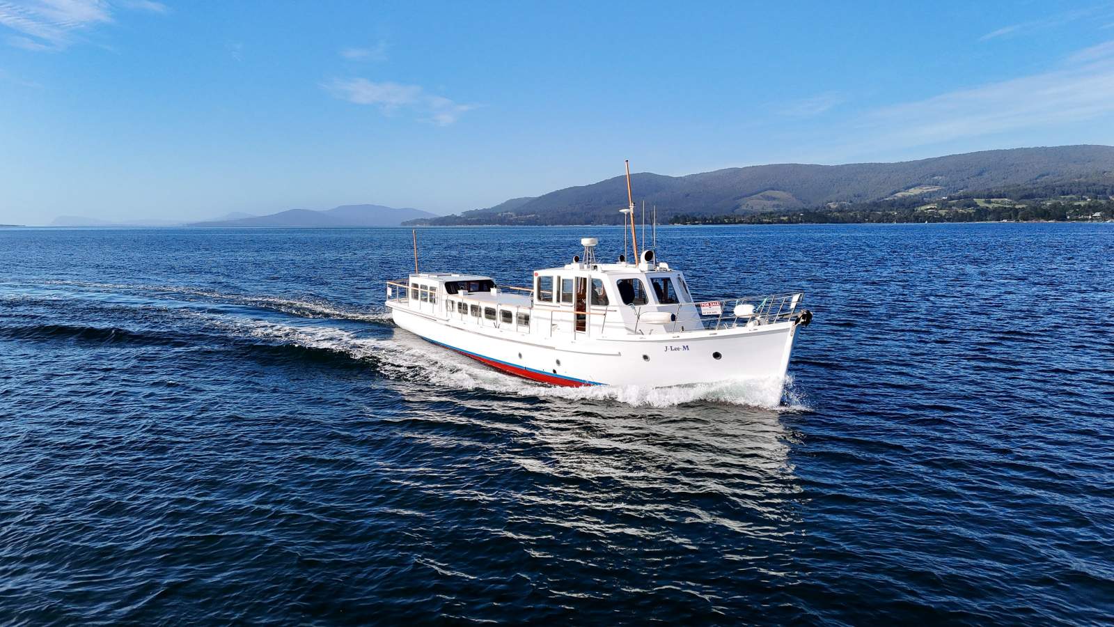 Custom Built 64ft Huon Pine Timber Motor Cruiser