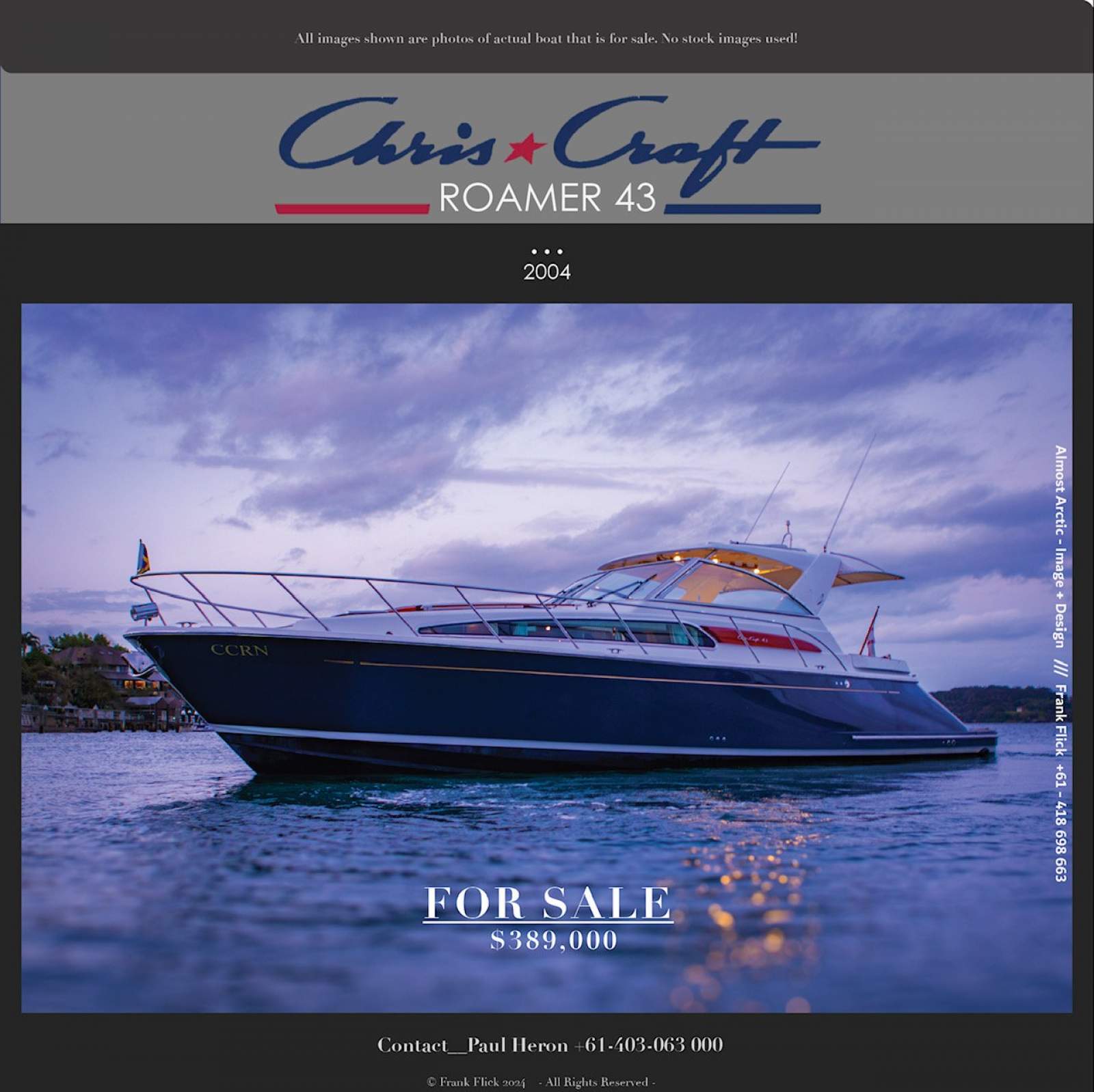 Chris Craft Roamer 43