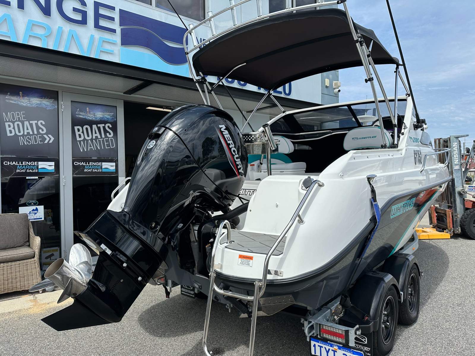 Whittley CR 2180 OB With Mercury 150HP 4 Stroke -2023 model
